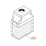 CUSTOM ISOKERN STANDARD FIREBOX 42" CORNER LEFT