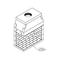 CUSTOM ISOKERN STANDARD FIREBOX 46" CORNER LEFT