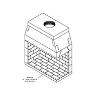 CUSTOM ISOKERN STANDARD FIREBOX 46" CORNER RIGHT
