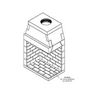 CUSTOM ISOKERN MAGNUM FIREBOX 36" CORNER RIGHT