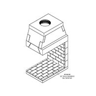 CUSTOM ISOKERN MAGNUM FIREBOX 36" PENINSULA