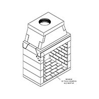 CUSTOM ISOKERN MAGNUM FIREBOX 36" SEE-THRU