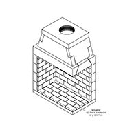 CUSTOM ISOKERN MAGNUM FIREBOX 42" CORNER RIGHT