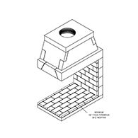 CUSTOM ISOKERN MAGNUM FIREBOX 42" PENINSULA