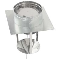 Natural Draft Downdraft Diverter with Damper