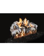 24" QUAKING ASPEN SEE-THRU LOGS, 8 PIECE SET