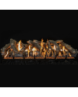 60" ARIZONA WEATHERED OAK LOGS, 15 PIECE SET