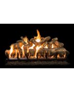 48" ARIZONA WEATHERED OAK JUMBO SLIMLINE LOGS, 15 PIECE SET