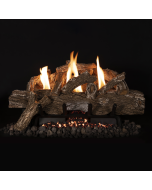 24" VENT-FREE RED OAK LOGS, 10 PIECE SET