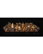 72" ARIZONA WEATHERED OAK JUMBO SEE-THRU LOGS, 26 PIECE SET