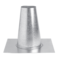 10" B-VENT FLAT TALL CONE FLASHING