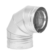 8" DIRECT VENT 90 DEGREE SWIVEL ELBOW