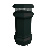 PORTSMOUTH BLACK CHIMNEY POT, 36" HEIGHT