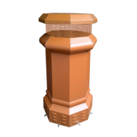 PORTSMOUTH TERRACOTTA CHIMNEY POT, 36" HEIGHT