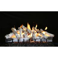 48" QUAKING ASPEN SEE-THRU LOGS, 15 PIECE SET