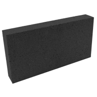 IKON BLACK SPLIT FIREBRICK - 9 X 4-1/2 X 1-1/4