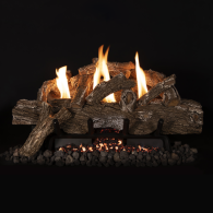 24" VENT-FREE RED OAK LOGS, 10 PIECE SET